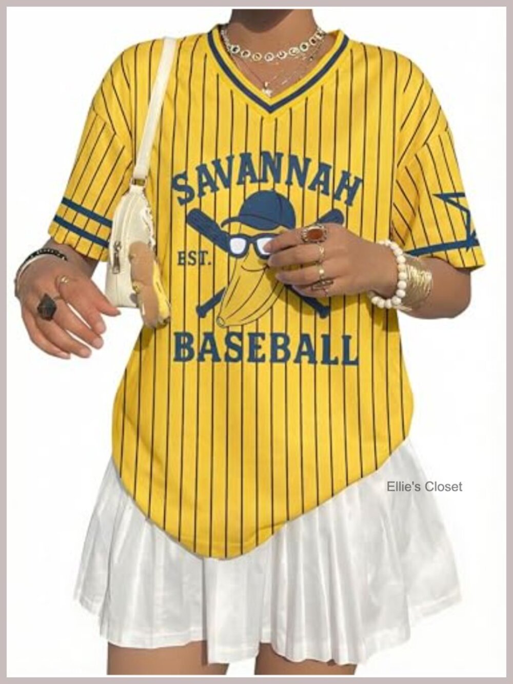 Women's Baseball Jersey Top Soft Polyester Blend V-Neck Oversized Athletic Tee